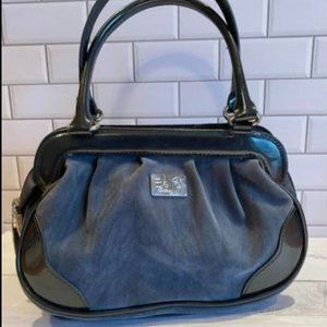 Beijo Small Navy Blue Handbag